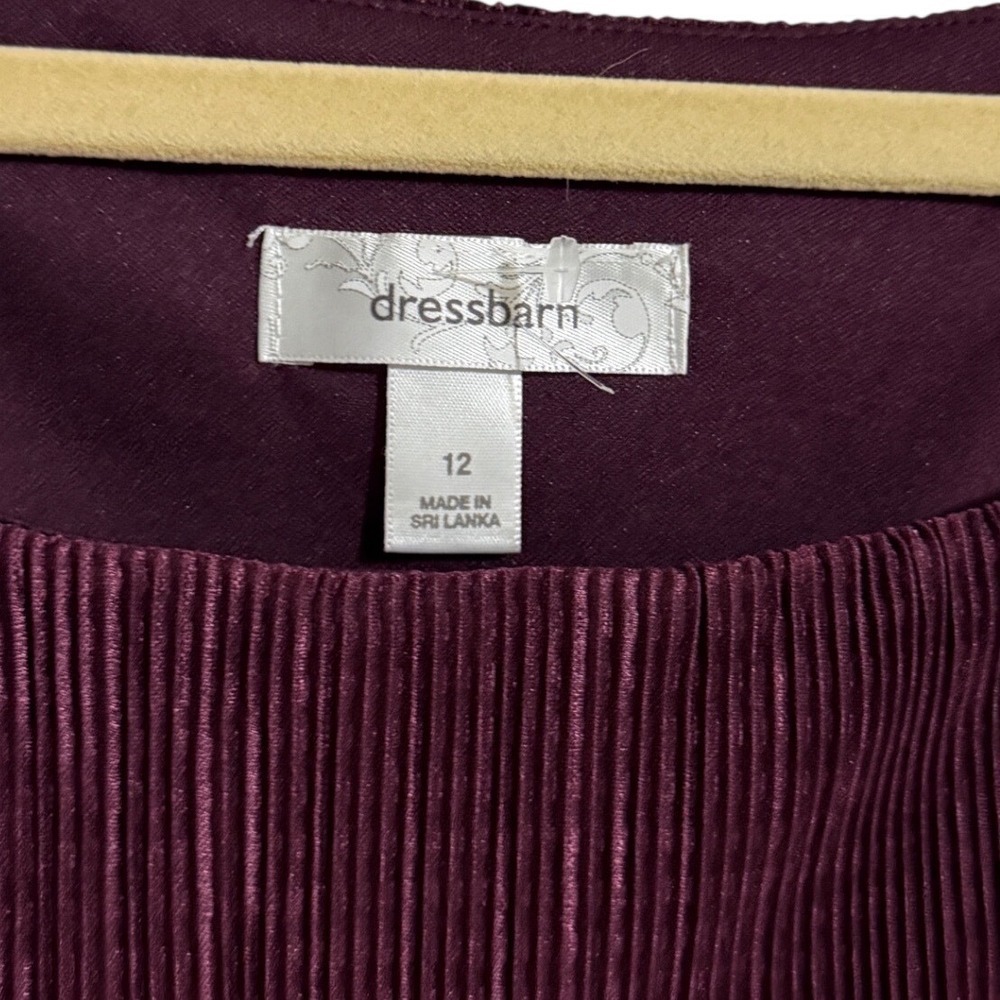 dressbarn Purple Layered Dress - Picture 3 of 5